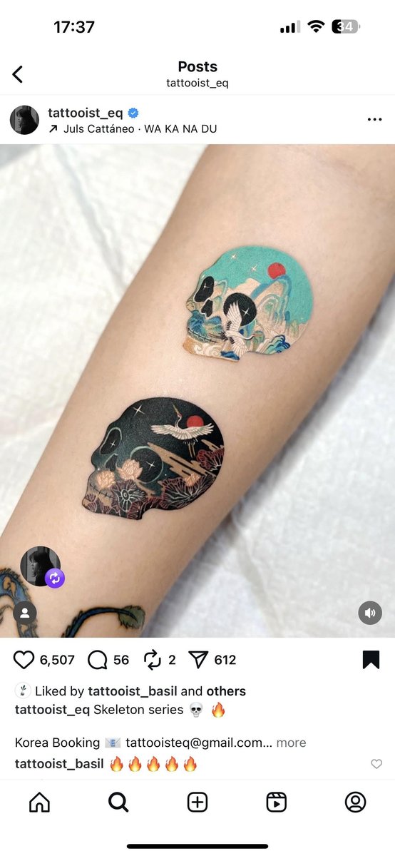 Photo of the tattoo titled Seeking Artist for Unique Tattoo Style