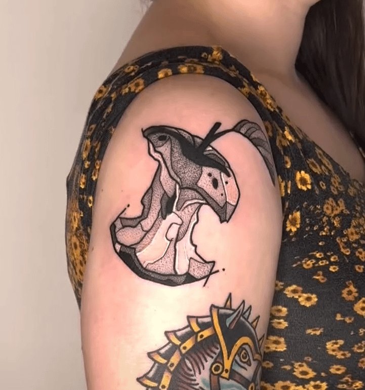 Photo of the tattoo titled Apples: A Taste of Home