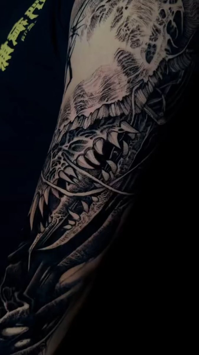Photo of the tattoo titled Epic Bloodborne Sleeve Achieved