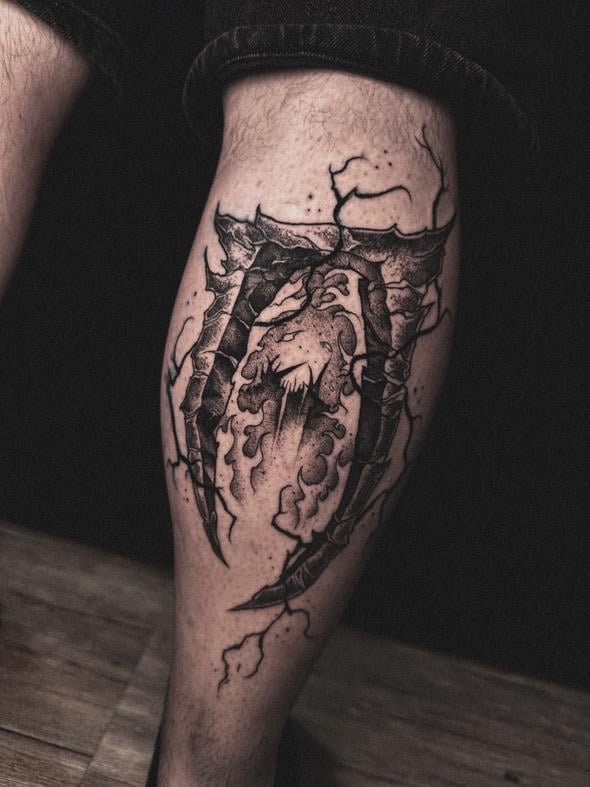 Photo of the tattoo titled Elder Scrolls Oblivion Sleeve Complete