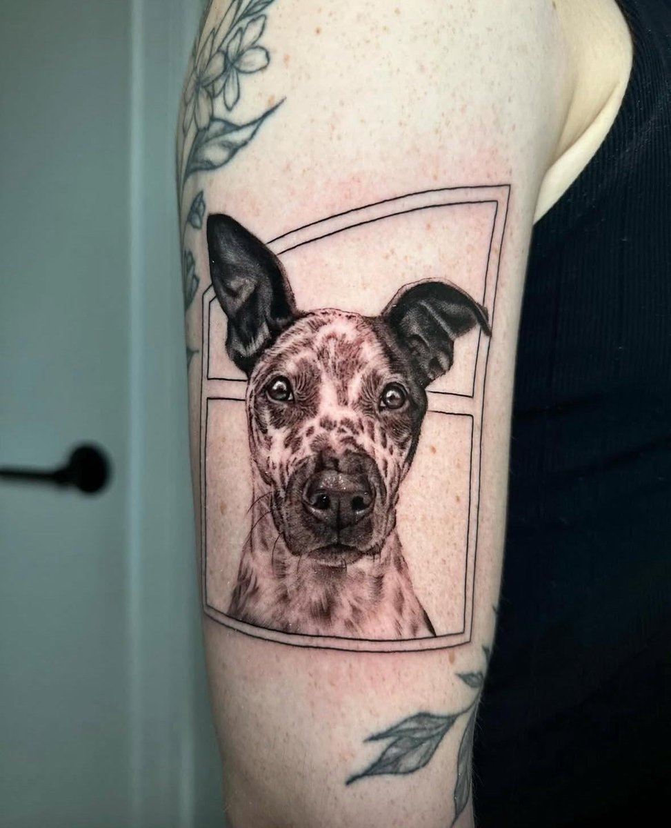 Photo of the tattoo titled My Dog's Portrait