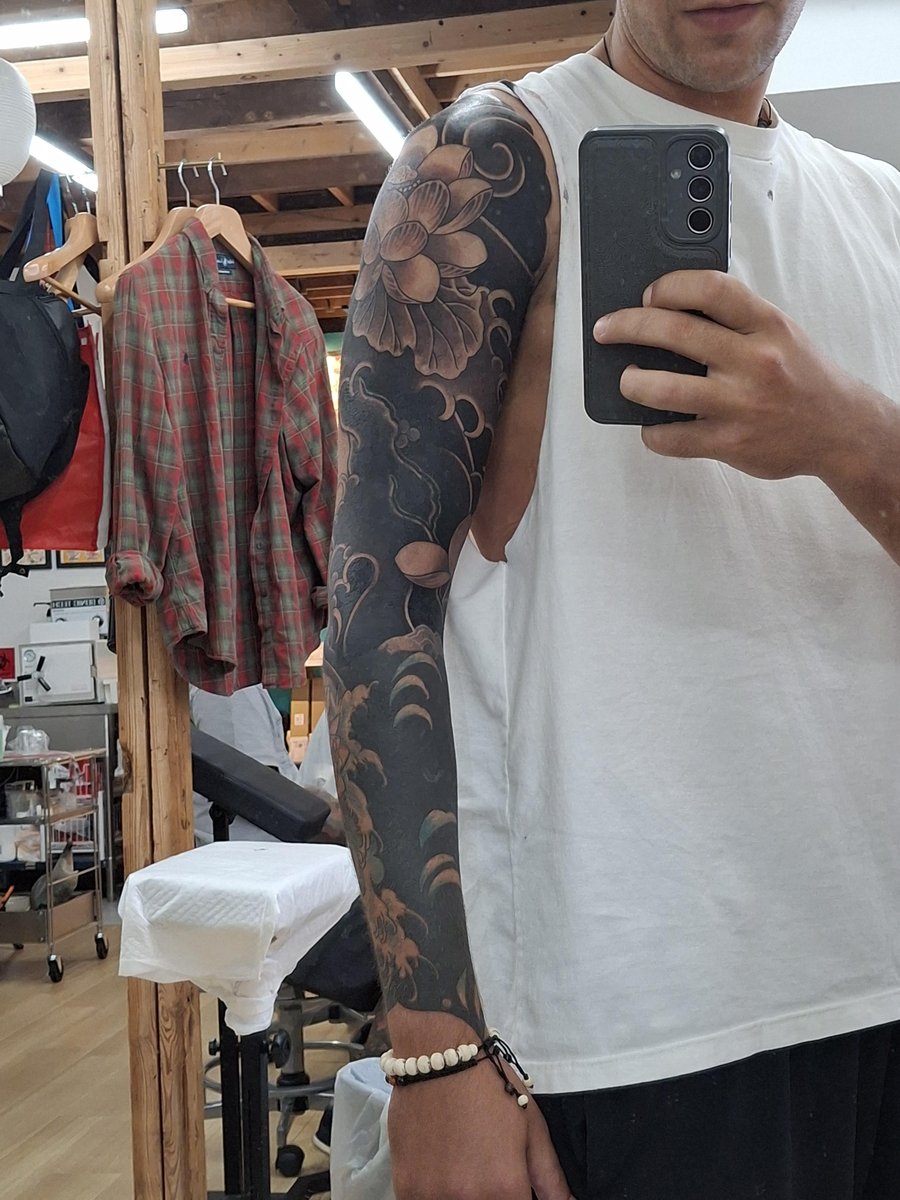 Photo of the tattoo titled Full Japanese Sleeve from Osaka