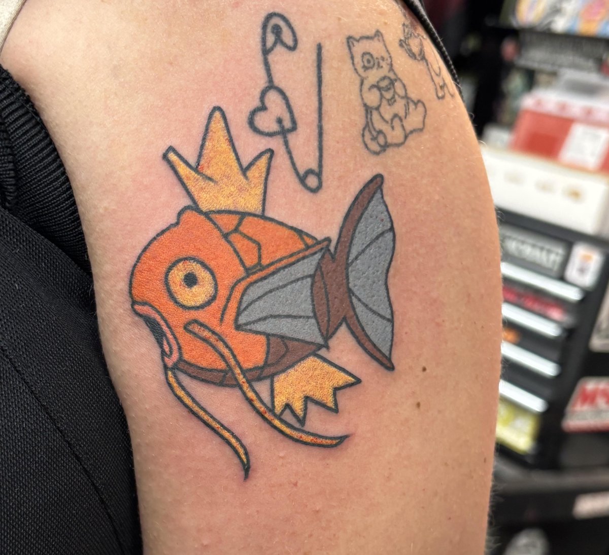 Photo of the tattoo titled Magikarp: Symbol of Perseverance