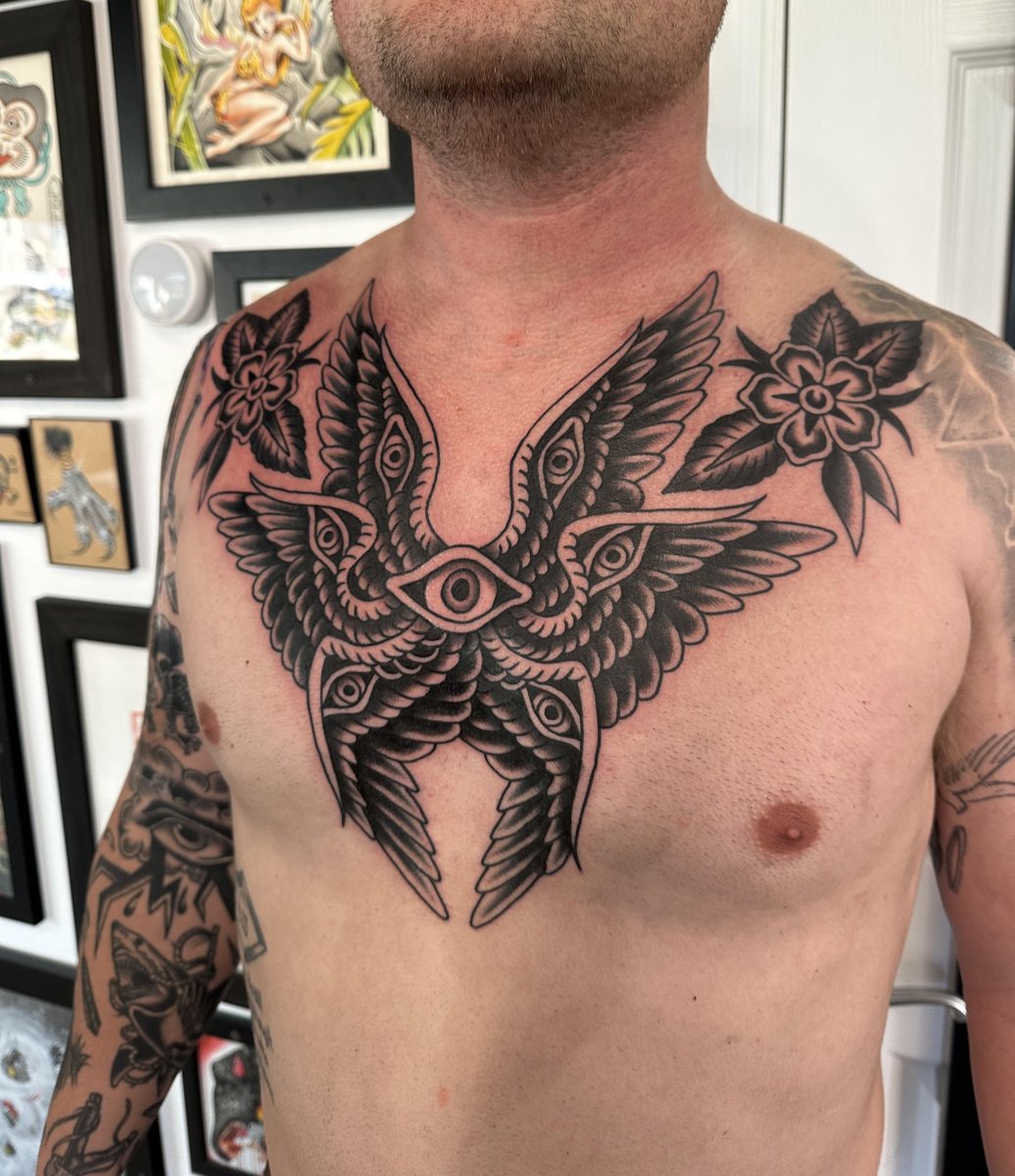 Photo of the tattoo titled Seraphim Wings Tattoo