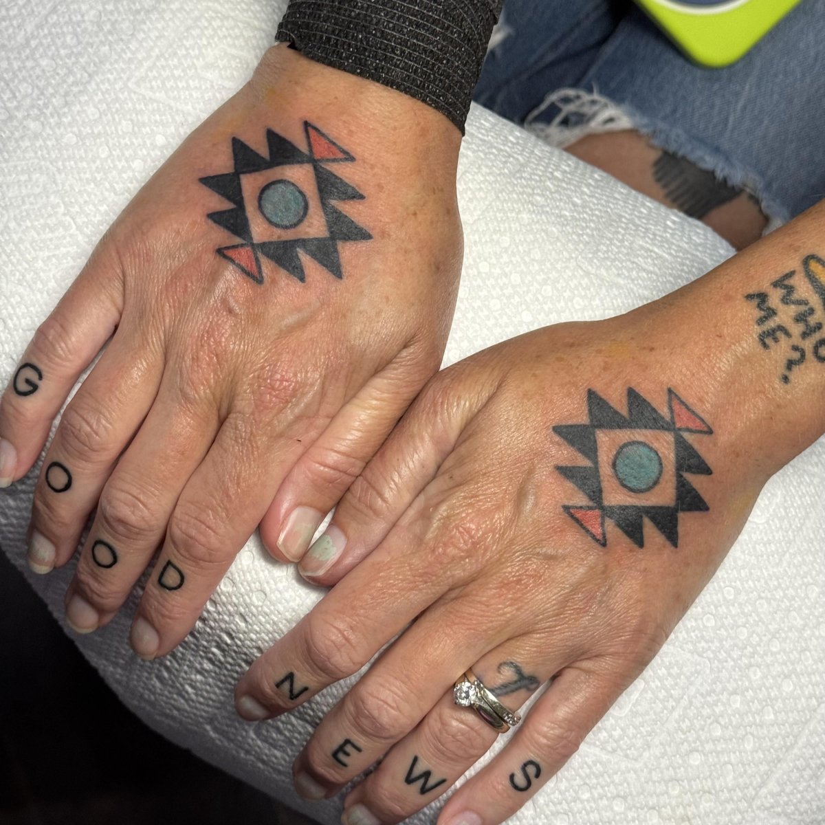 Photo of the tattoo titled Hands of Connection and Growth