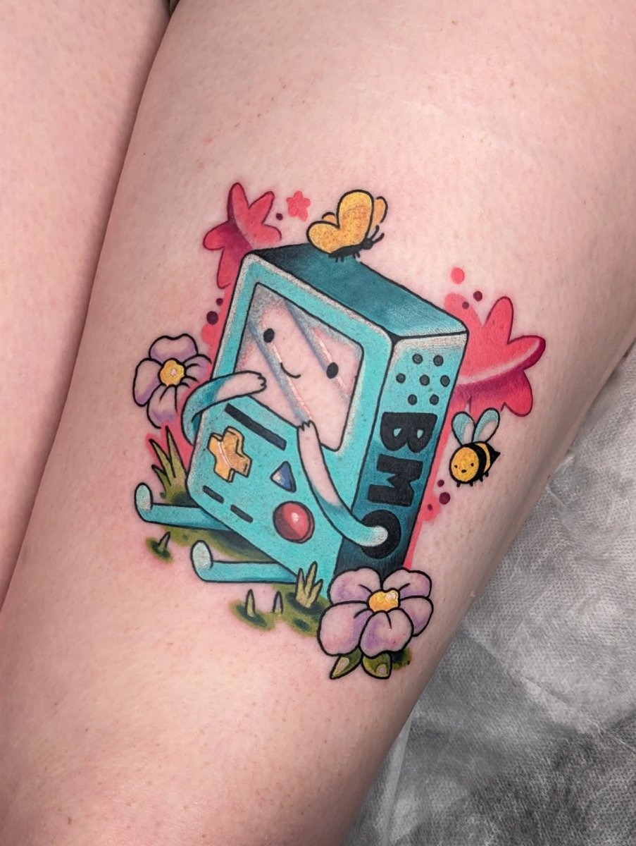 Photo of the tattoo titled BMO Tattoo Healing Woes