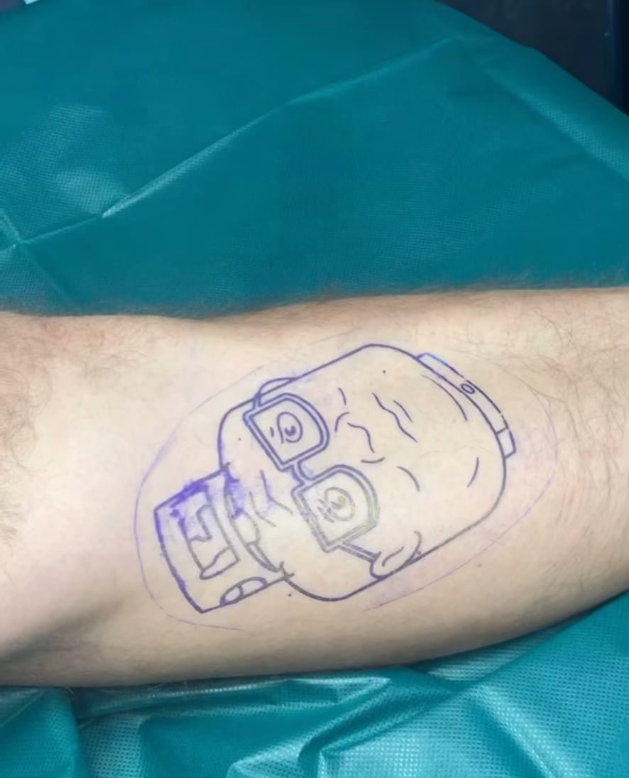 Photo of the tattoo titled Sweet Lady Propane Homage