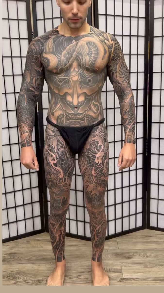 Photo of the tattoo titled Epic Japanese Bodysuit Journey