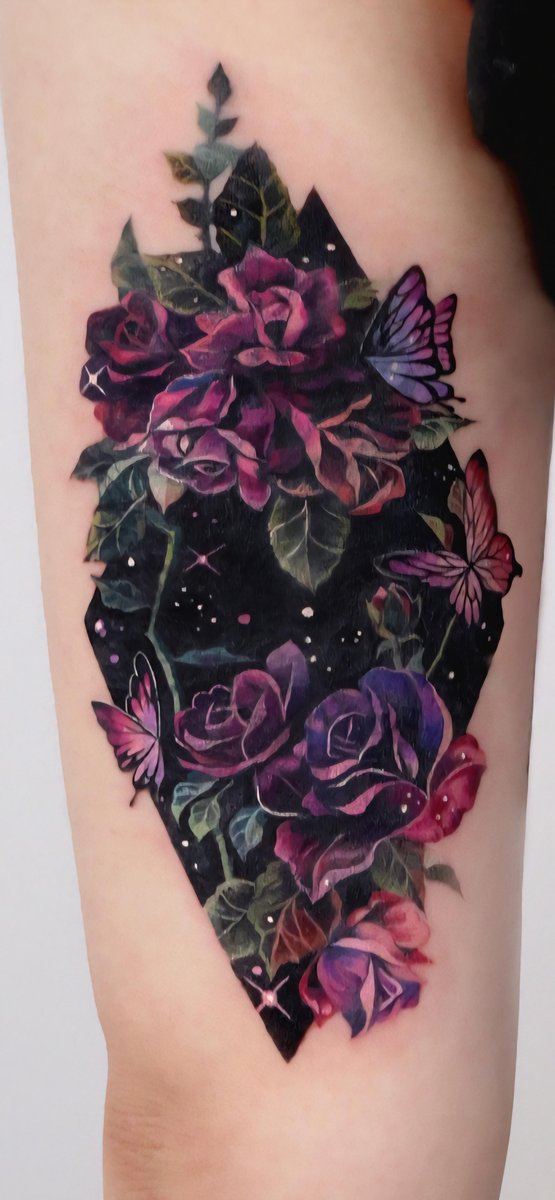 Photo of the tattoo titled Seeking New Art for Old Ink