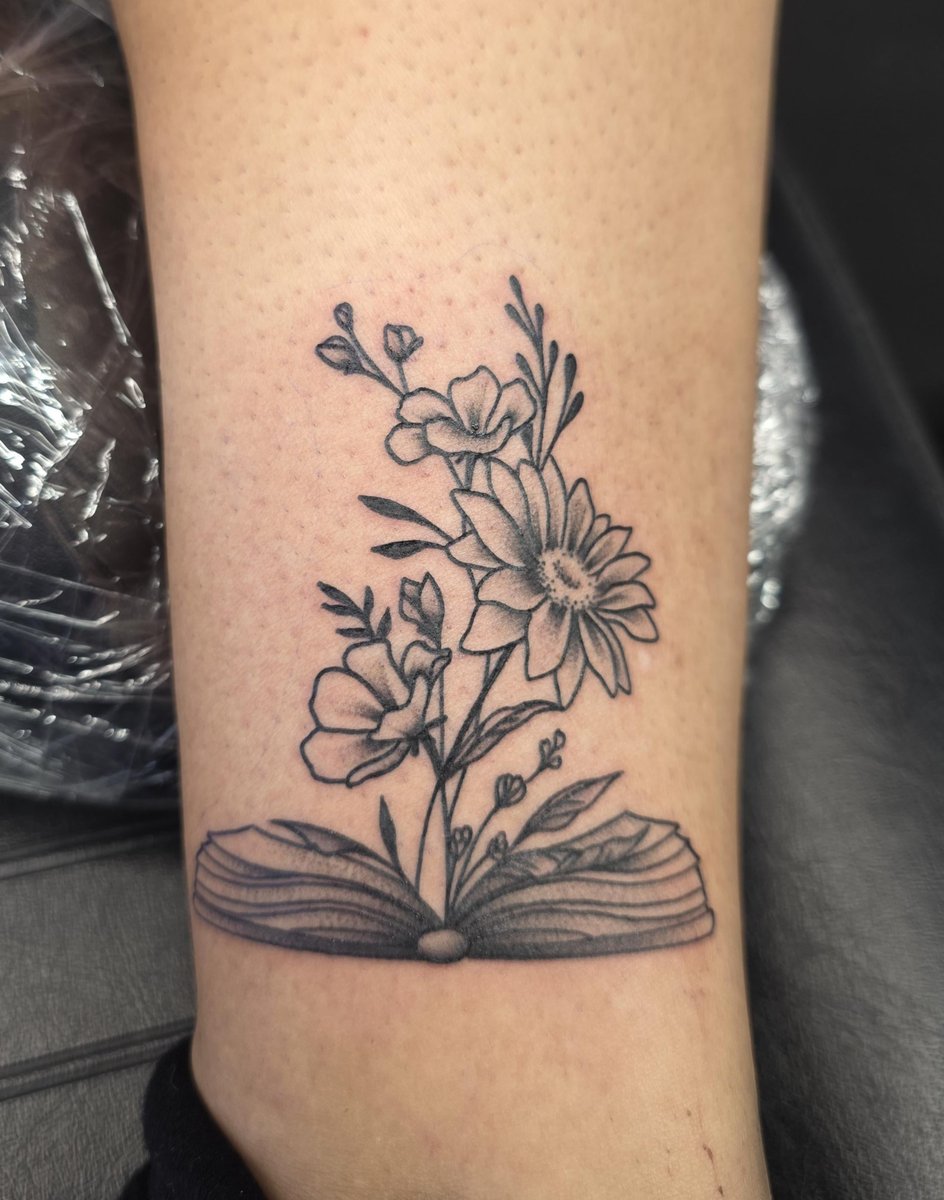 Photo of the tattoo titled Literary Love, Ink on Skin