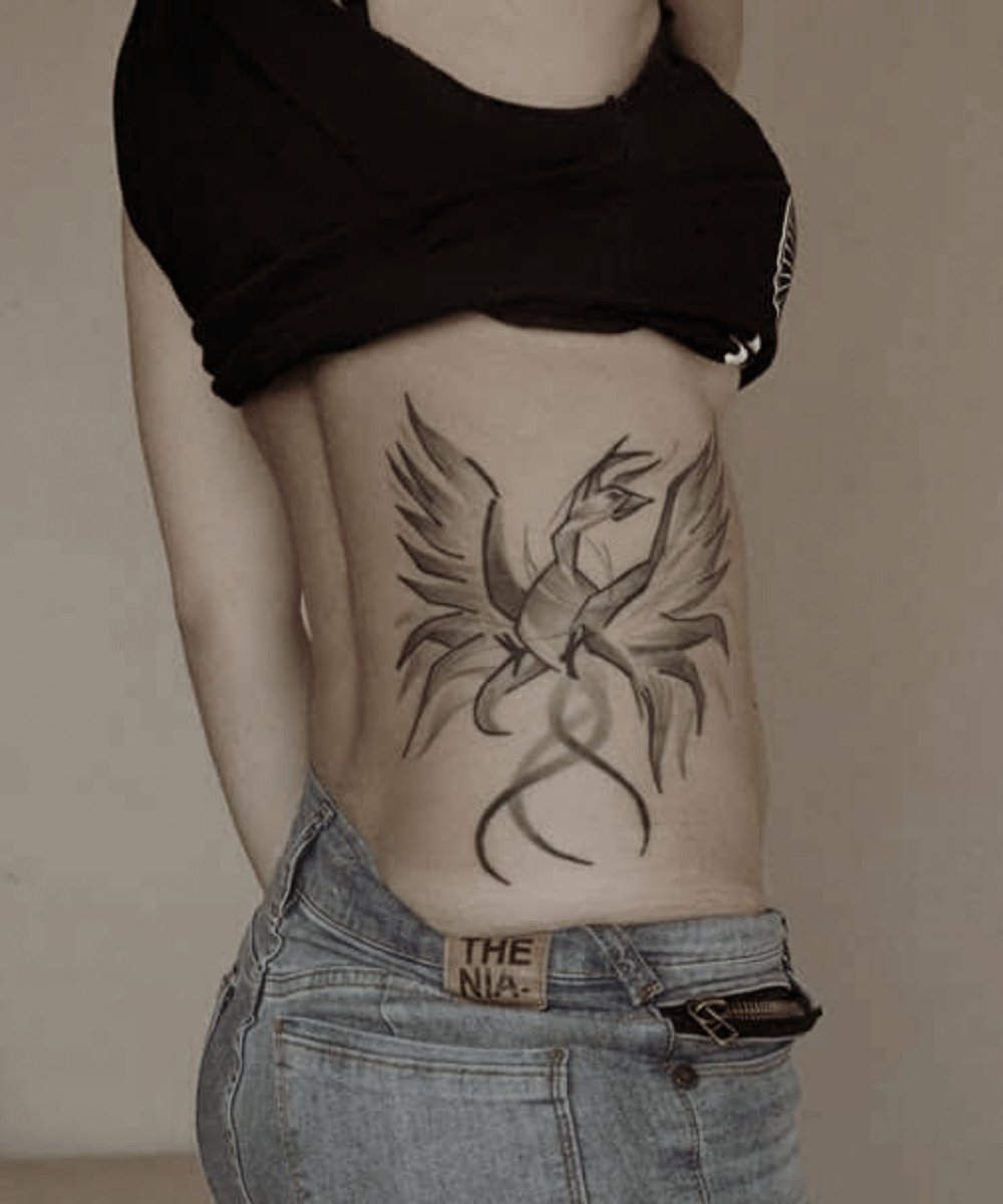 Photo of the tattoo titled My First Phoenix Tattoo