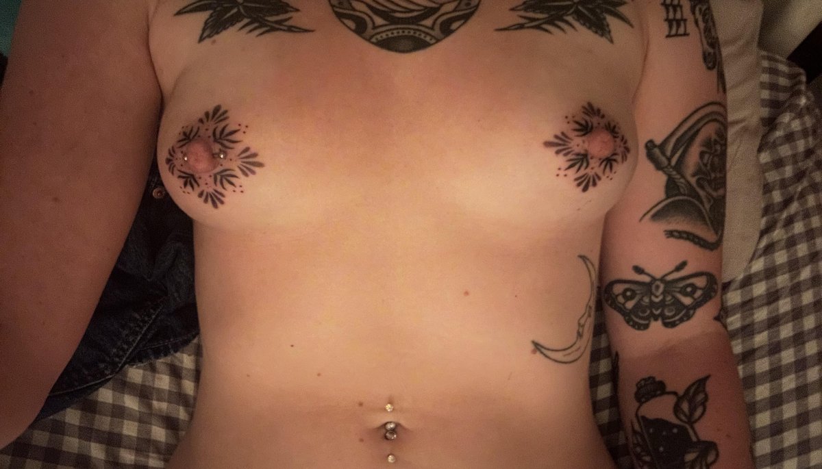 Photo of the tattoo titled Uneven Nipple Tattoo Concerns