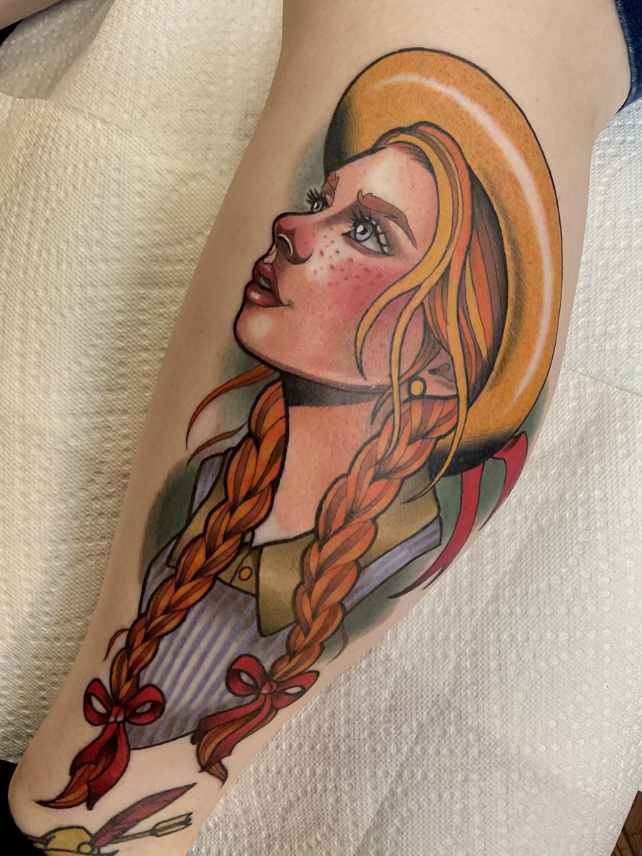 Photo of the tattoo titled Anne of Green Gables Tribute