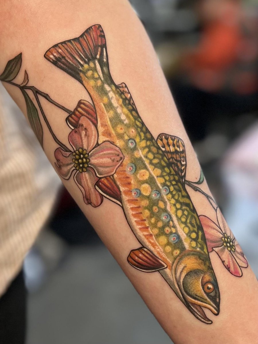 Photo of the tattoo titled Appalachia Sleeve Beginning