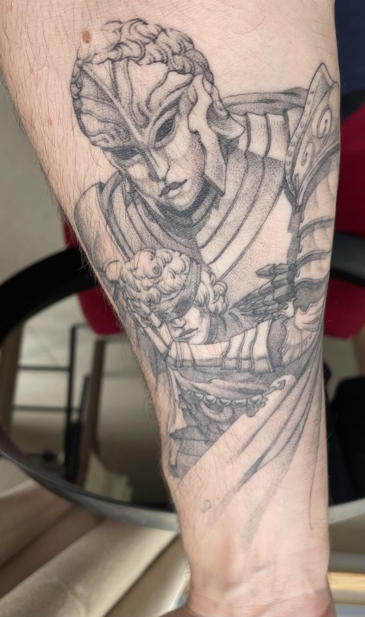 Photo of the tattoo titled Hunter of the Dead Tribute