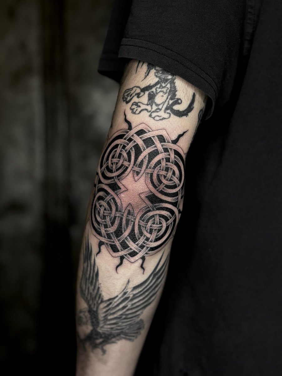 Photo of the tattoo titled Celtic Knotwork on Elbow