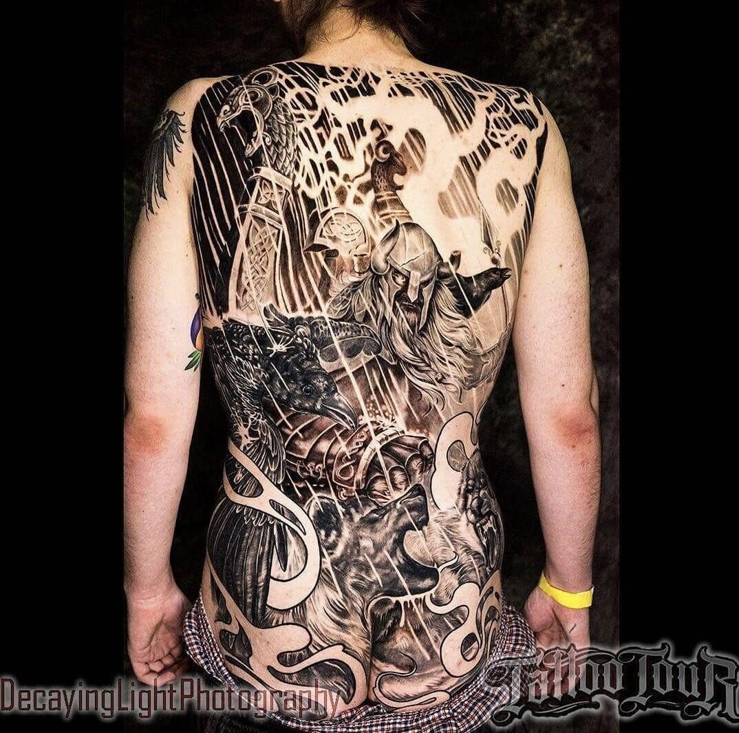 Photo of the tattoo titled Black & Grey Masterpiece