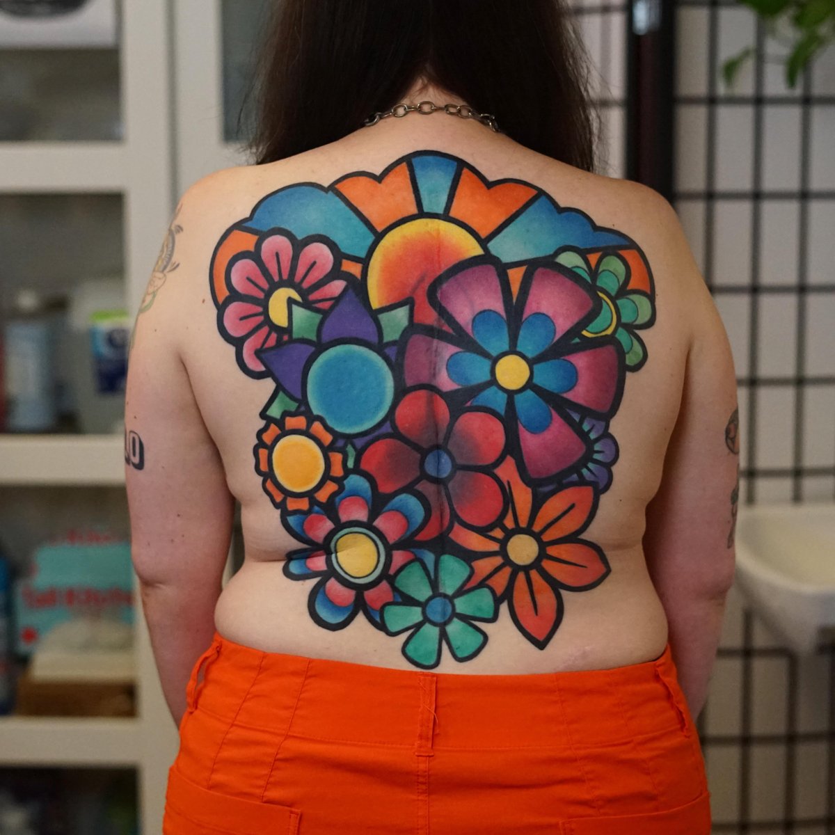 Photo of the tattoo titled Floral Back Piece Masterpiece