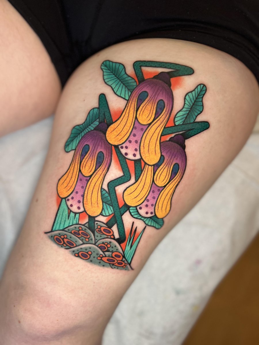 Photo of the tattoo titled Space Flora Tattoo