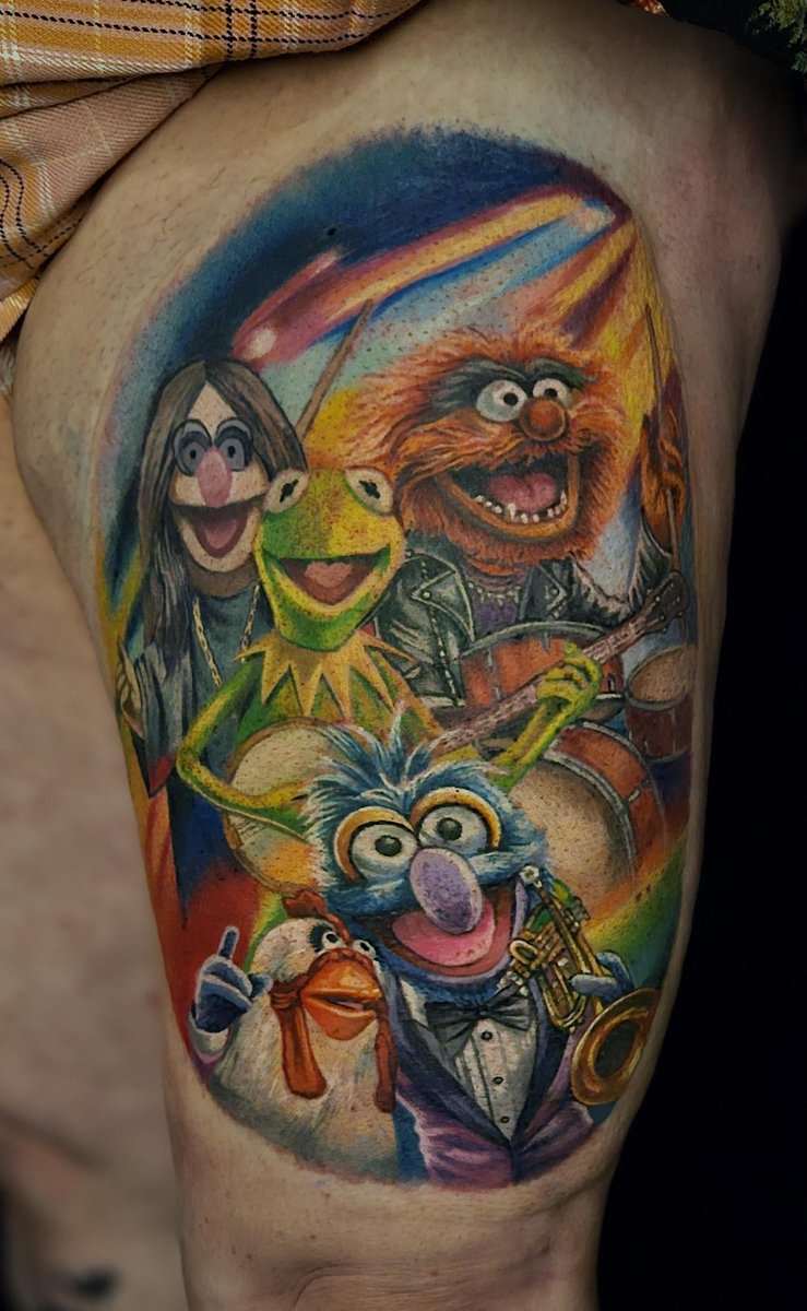 Photo of the tattoo titled Muppets Band Tribute Tattoo