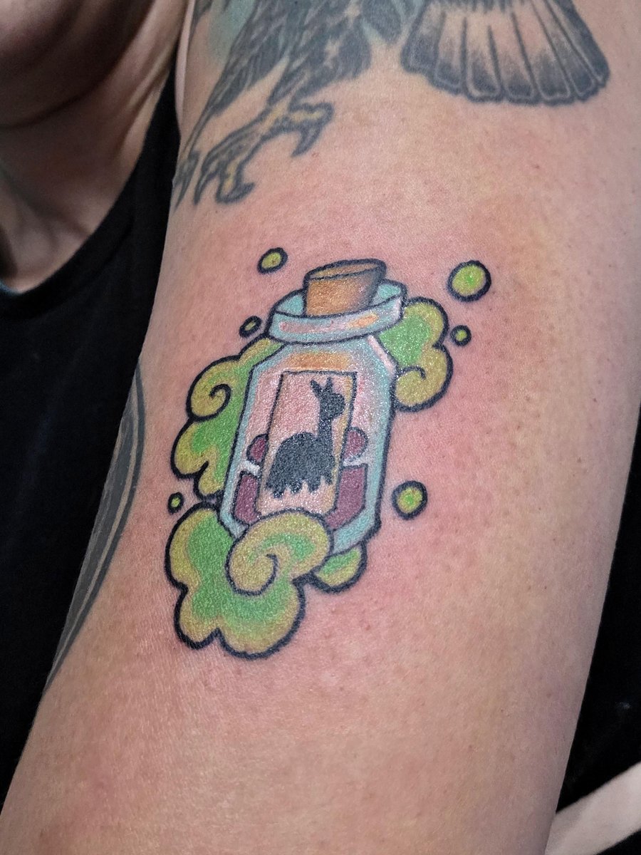 Photo of the tattoo titled Levity for a Bad Week