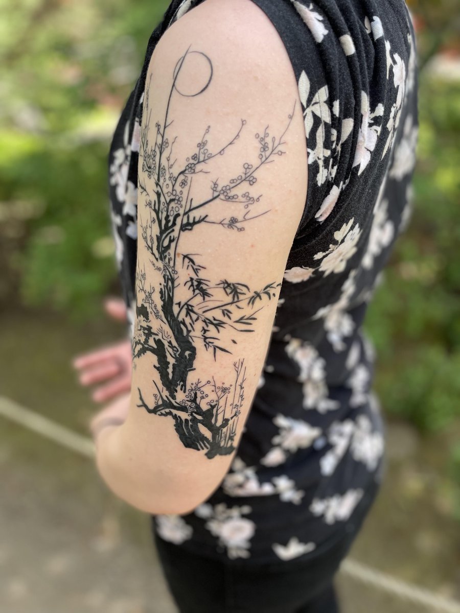 Photo of the tattoo titled My First Watercolor Masterpiece
