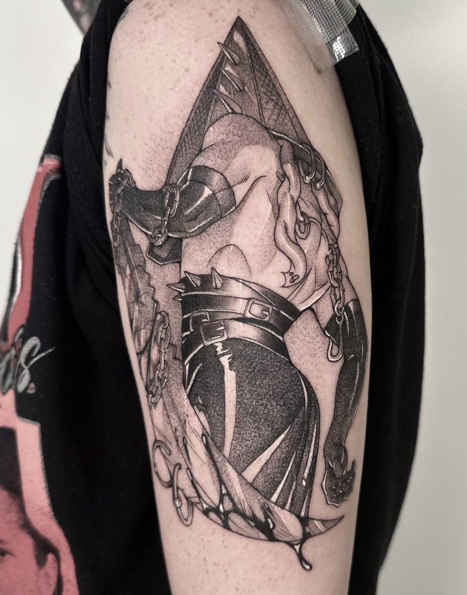 Photo of the tattoo titled Pyramid Head Tribute