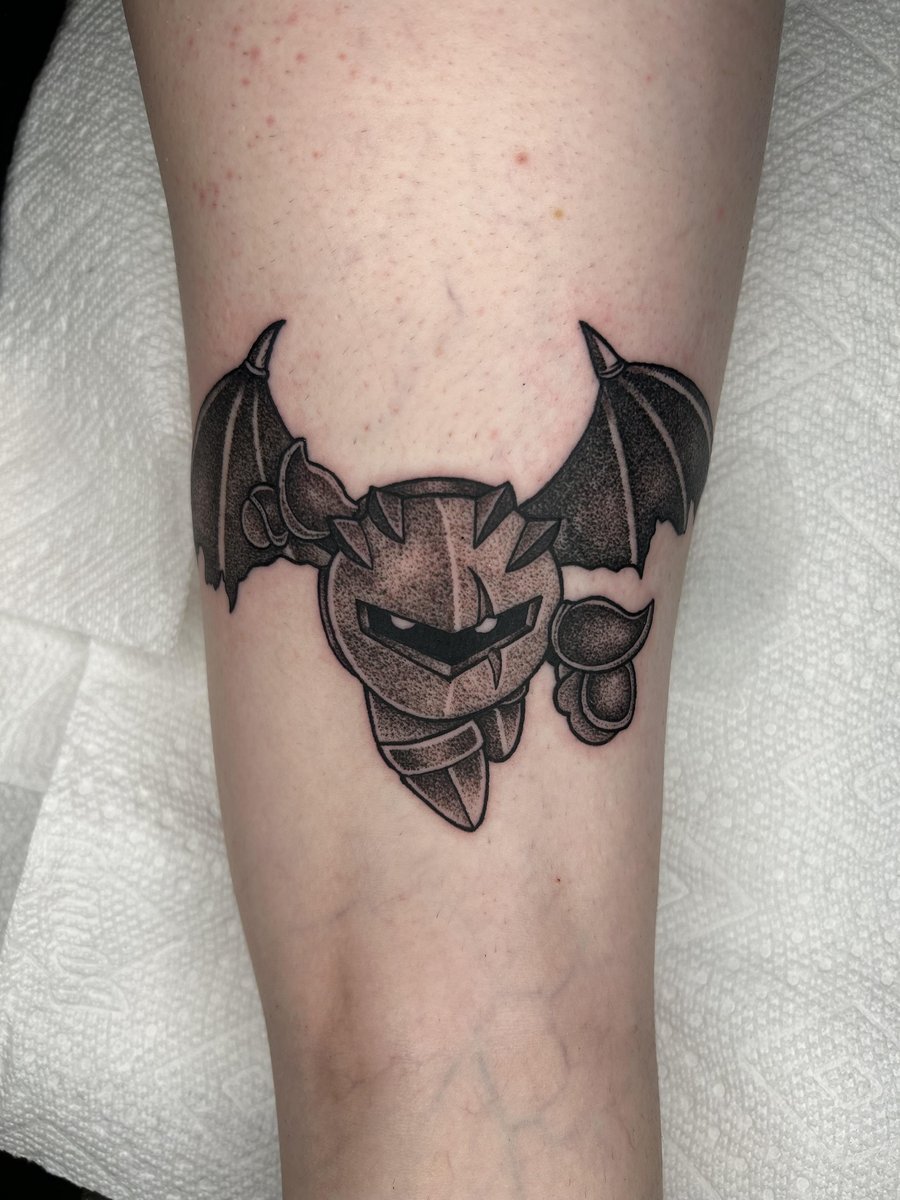 Photo of the tattoo titled Meta Knight Tribute Tattoo