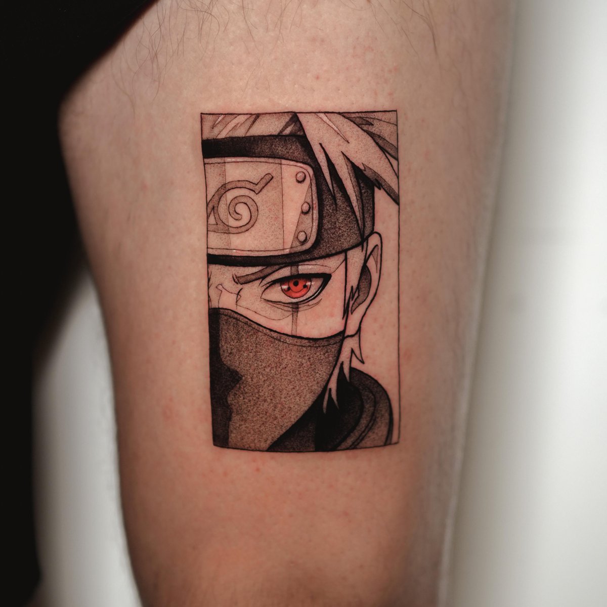 Photo of the tattoo titled Kakashi Hatake Tribute