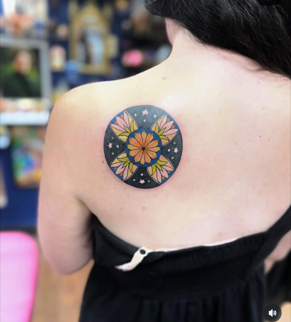 Photo of the tattoo titled Cover-up of an old mistake