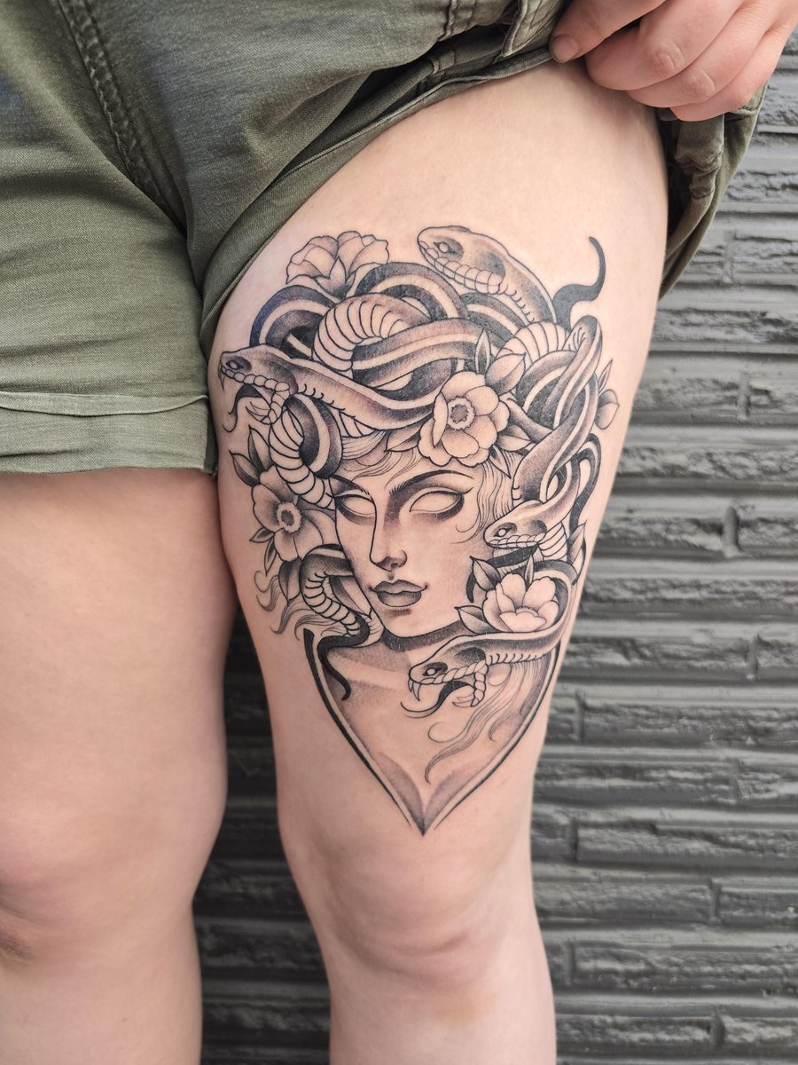 Photo of the tattoo titled Medusa's Artistic Freedom