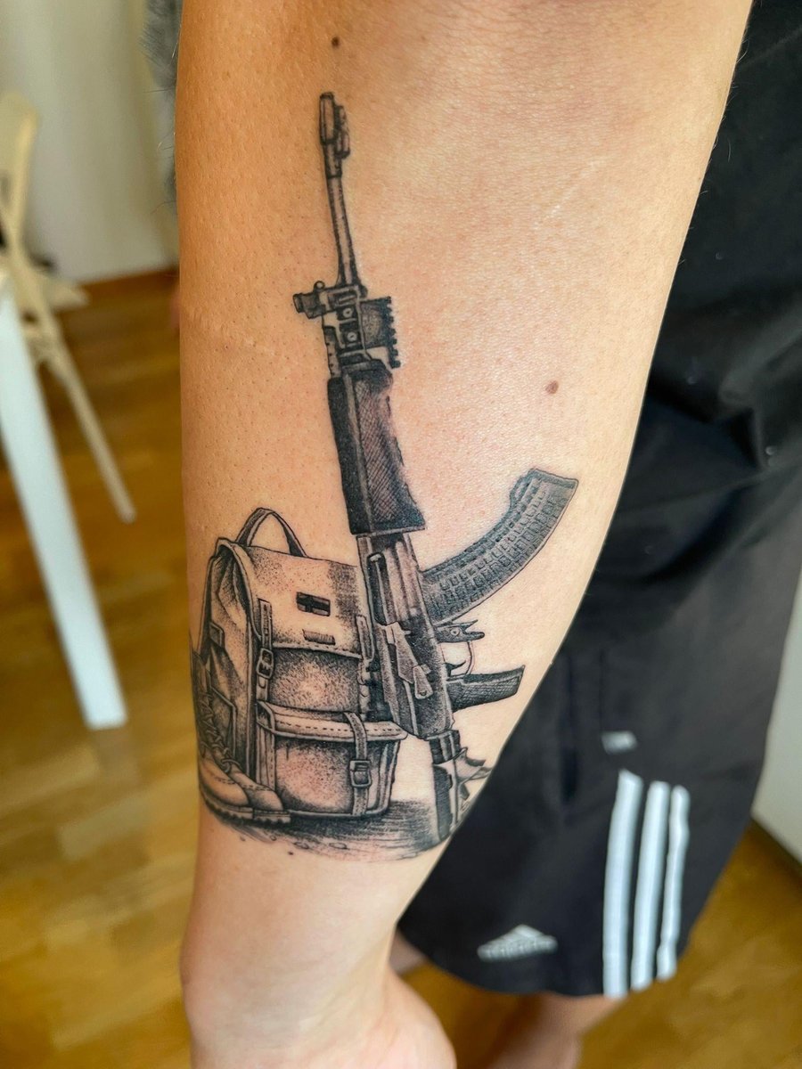 Photo of the tattoo titled First Step: Pencil Sketch in Finland