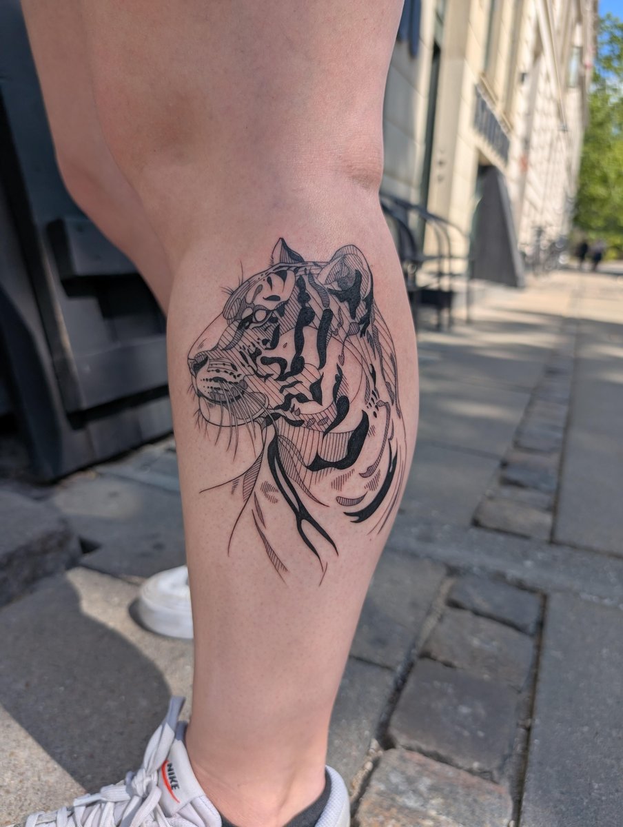 Photo of the tattoo titled Excited Client at Mikstattoo