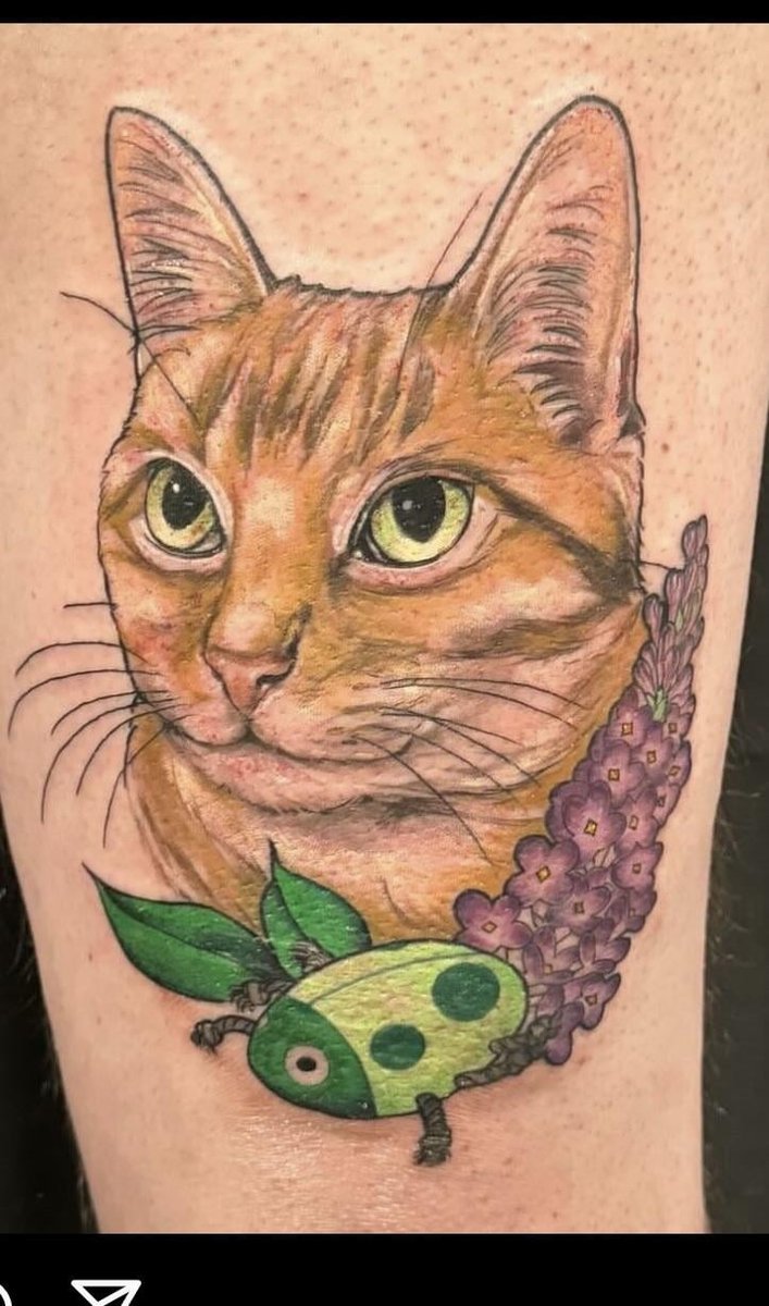 Photo of the tattoo titled Tribute to My Beloved Cat Lulu