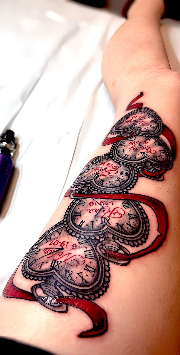 Photo of the tattoo titled Tribute to my children