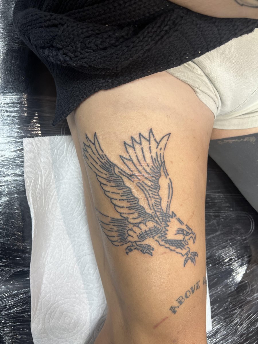 Photo of the tattoo titled Traditional Designs with a Woodcut Twist