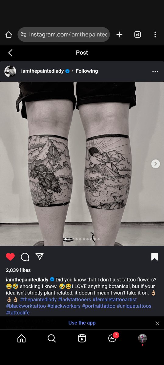 Photo of the tattoo titled Seeking PNW Woodcut Tattoo Artists