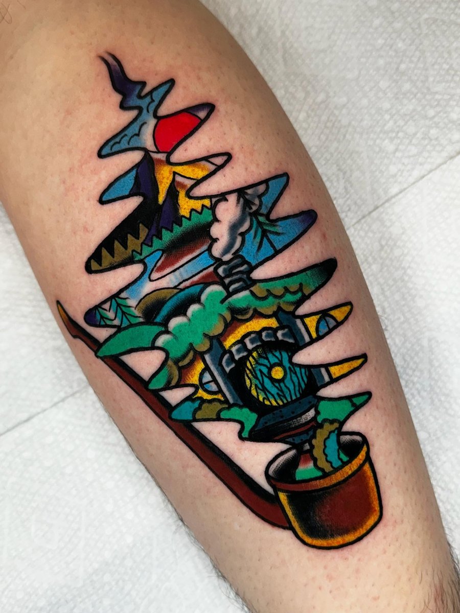 Photo of the tattoo titled Hobbit Inspired Journey Tattoo