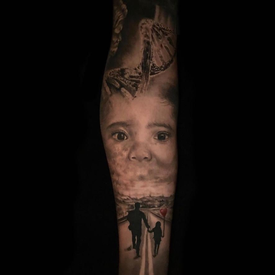 Photo of the tattoo titled Family Memorial Project