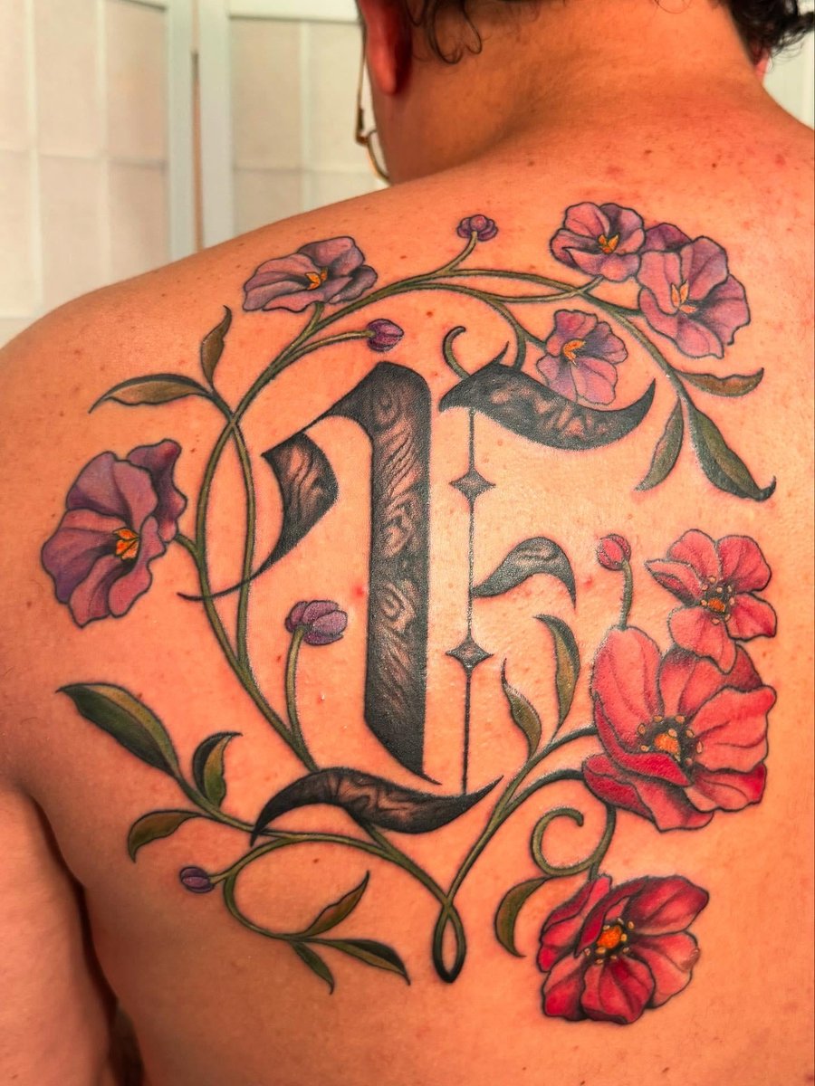 Photo of the tattoo titled Art Nouveau Tribute to My Daughter