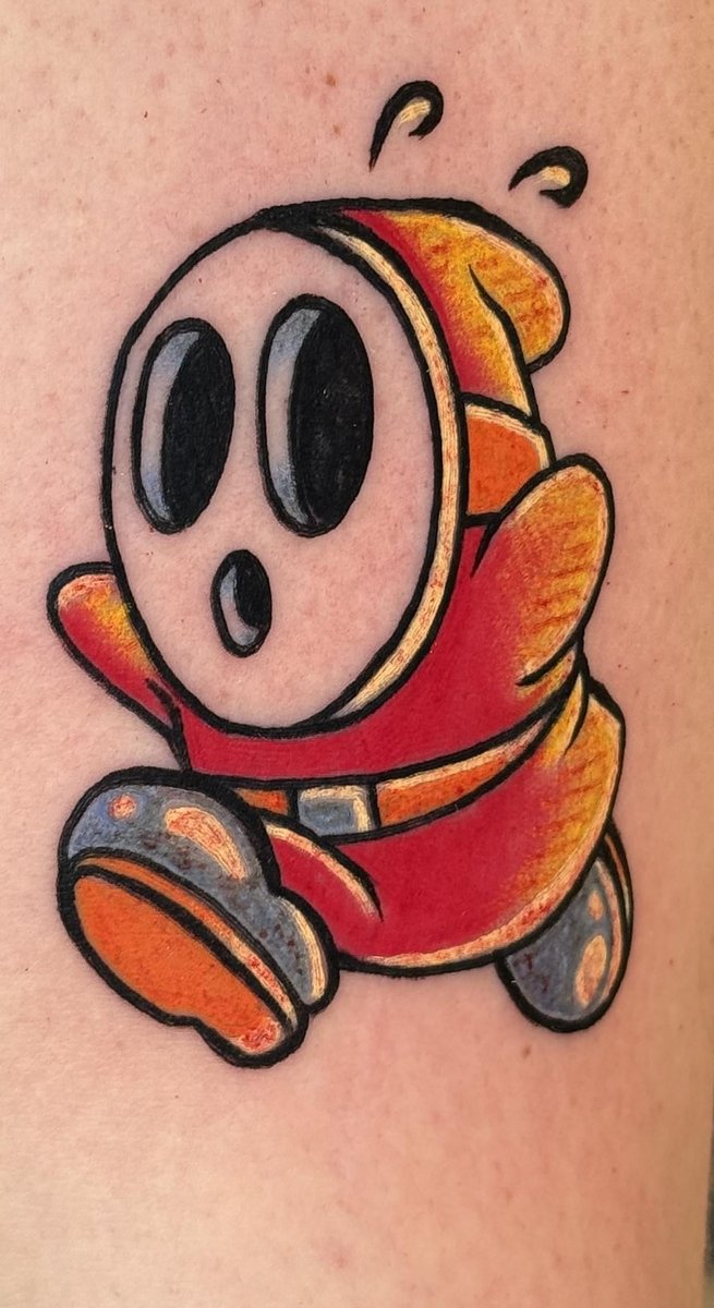Photo of the tattoo titled Shy Guy's Artistic Expression