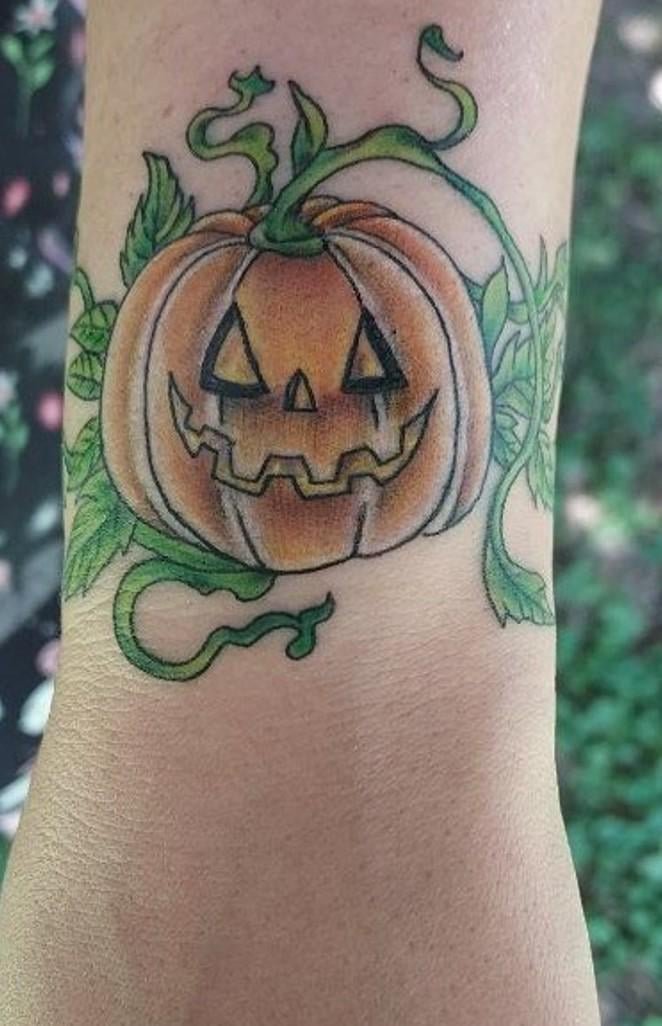 Photo of the tattoo titled Halloween Love Year Round
