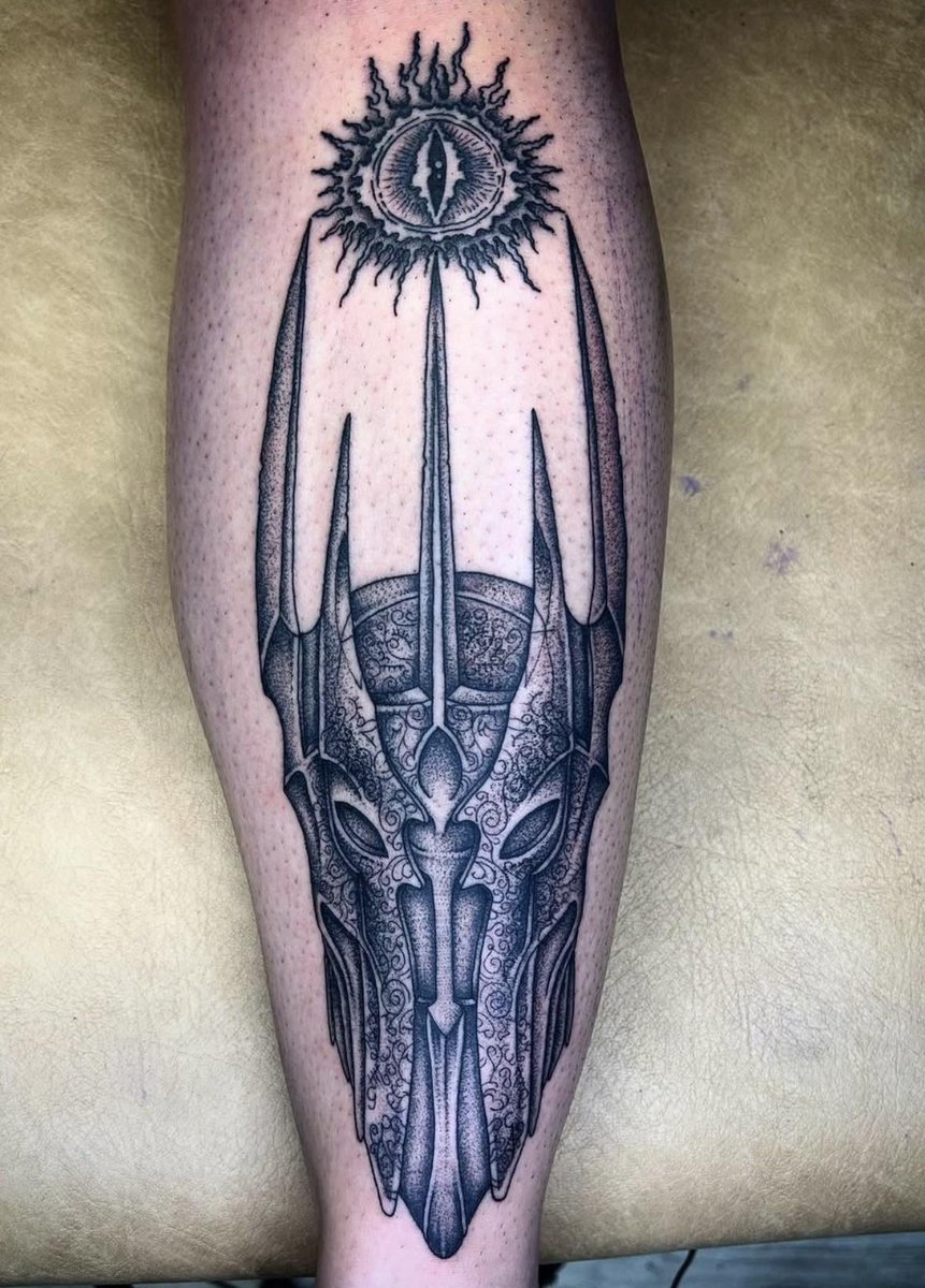 Photo of the tattoo titled My Sauron Lord of the Rings Tattoo