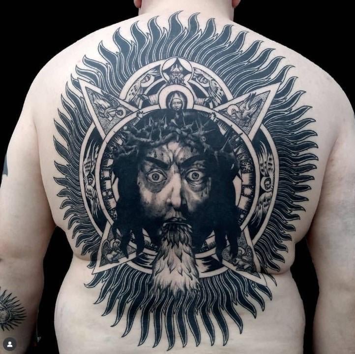 Photo of the tattoo titled My First Backpiece Journey