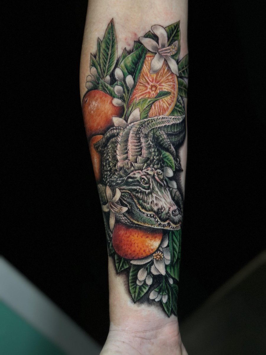 Photo of the tattoo titled Florida Girl's Gator Tattoo