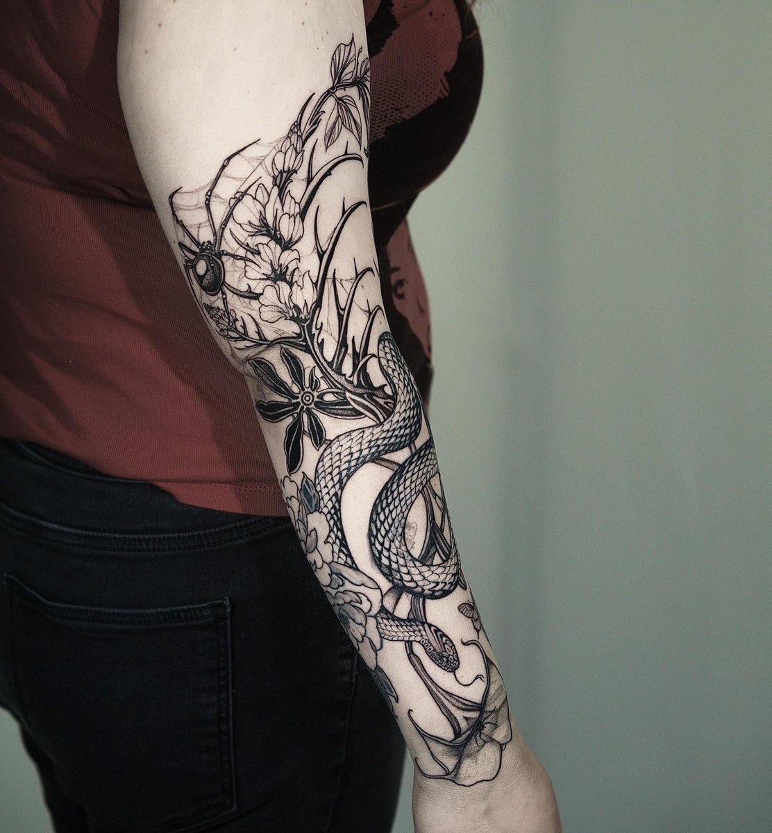 Photo of the tattoo titled Blackwork Tattoo Artistry