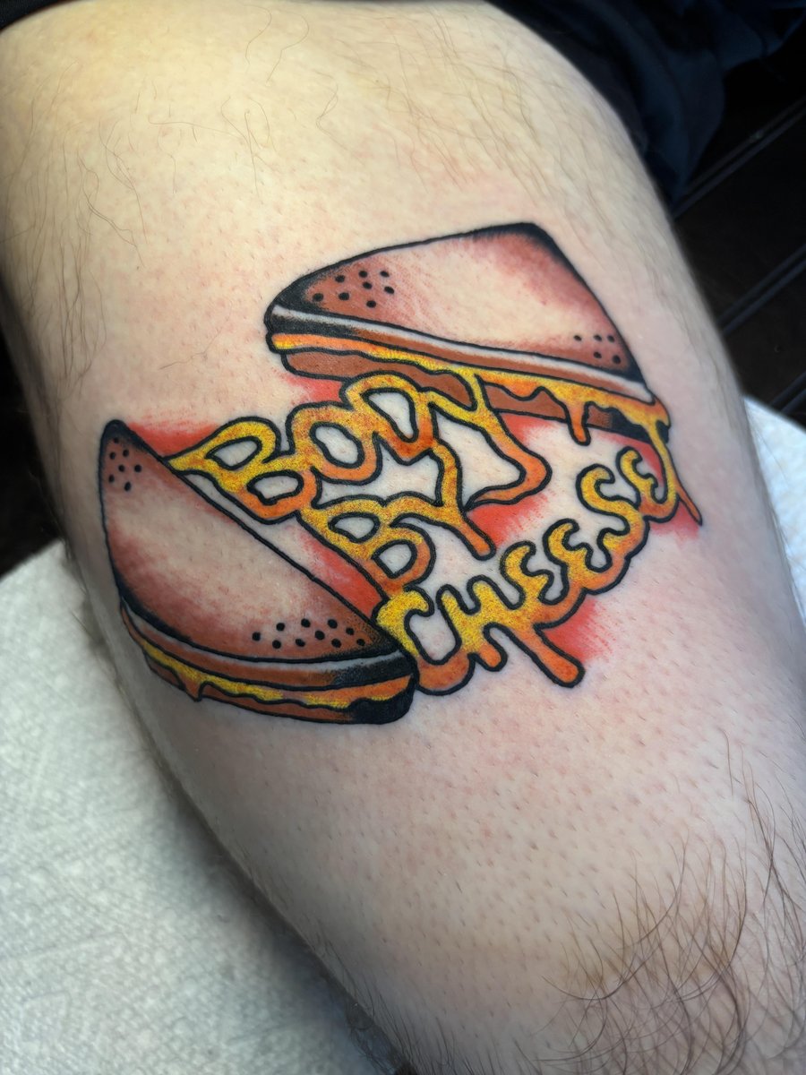 Photo of the tattoo titled Body By Cheese