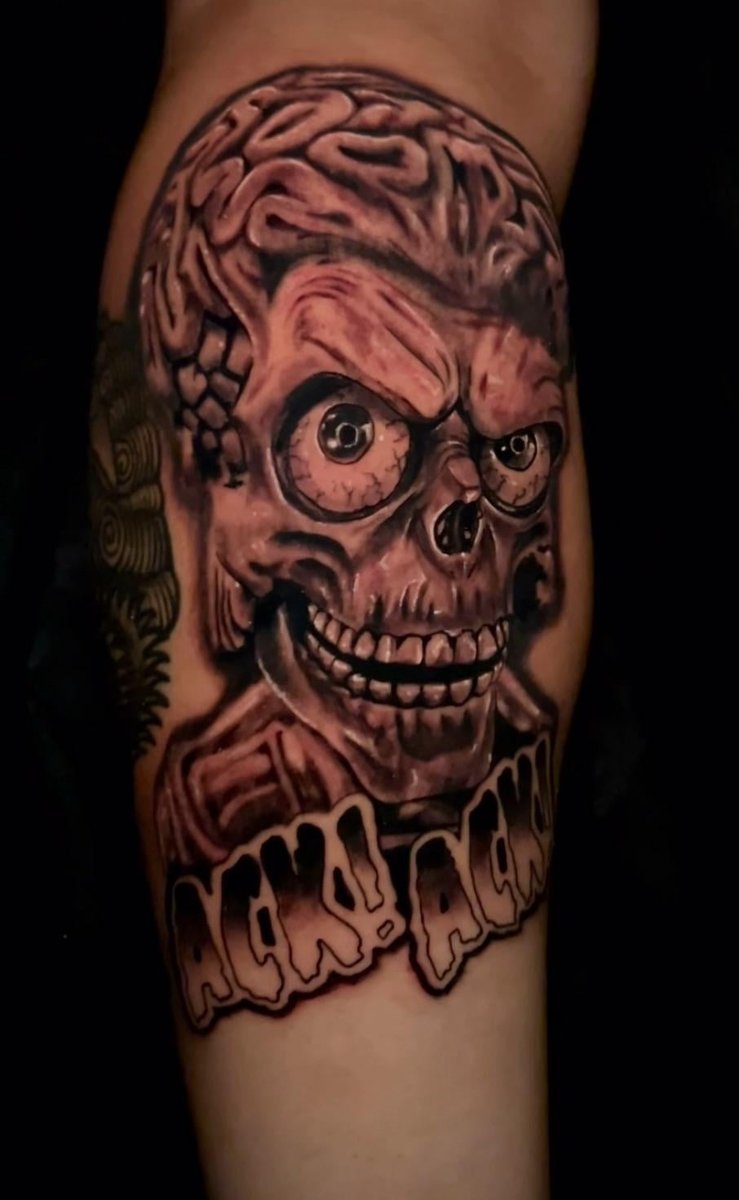 Photo of the tattoo titled Mars Attacks Inspired Tattoo