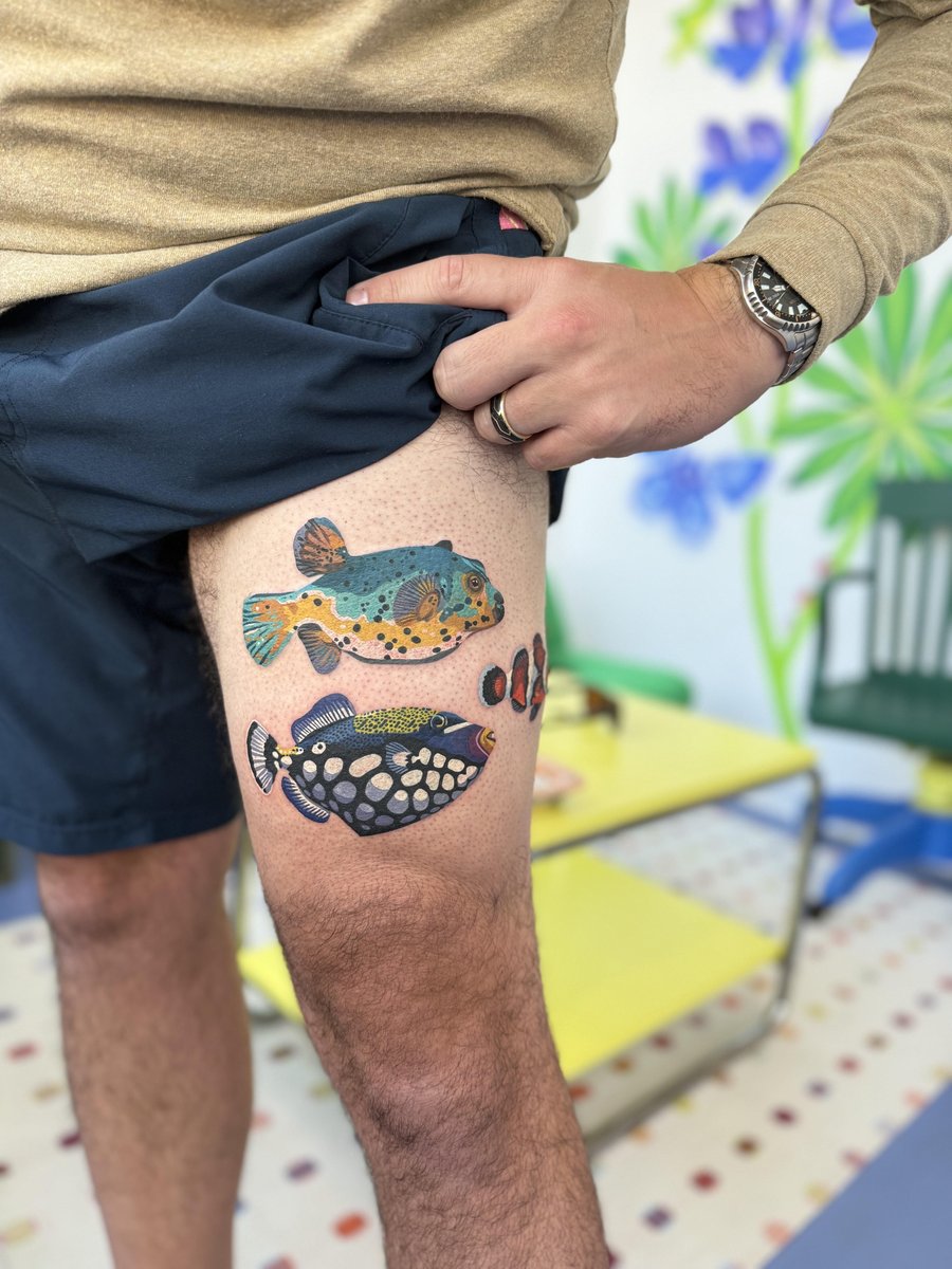 Photo of the tattoo titled Oceanic Wonders on My Skin