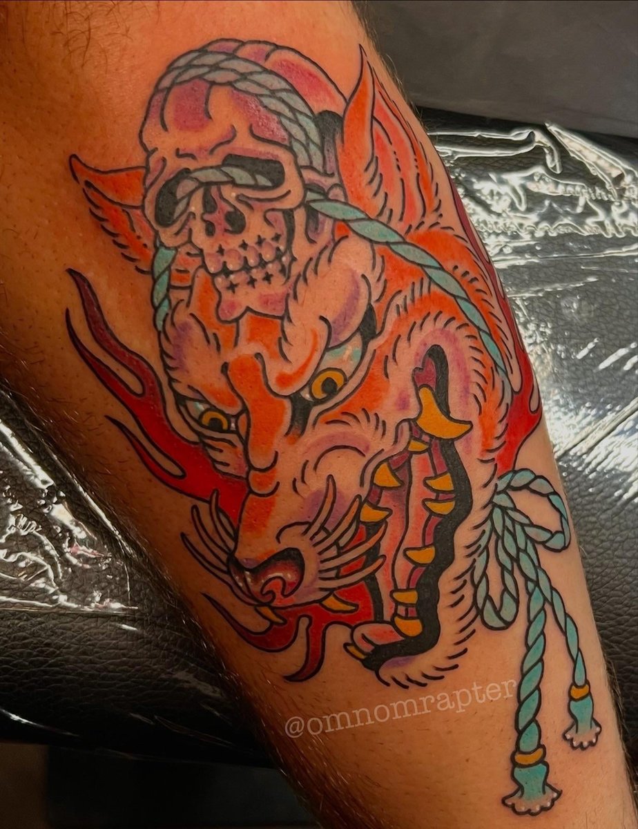 Photo of the tattoo titled Kitsune Spirit Animal Tattoo